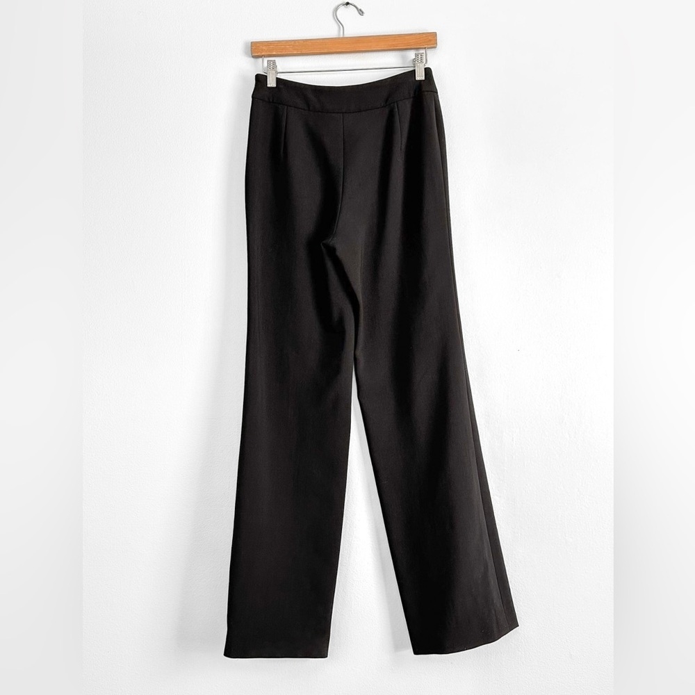 Giorgio Armani Women's Black Wool High Waist Dress Pants Italy size 36 or 4 - Picture 9 of 12